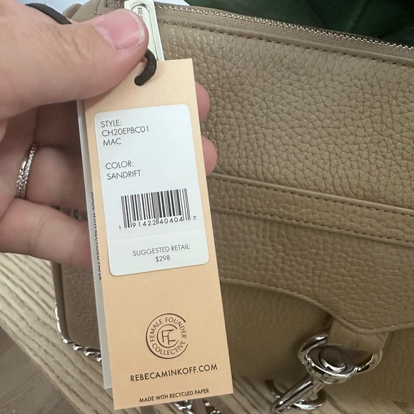 REBECCA MINKOFF Leather Crossbody Bag in Sandrift - Picture 6 of 11